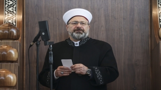 Diyanet İşleri Başkanı Erbaş, Ayşe Hatun Camisi’nin açılış törenine katıldı