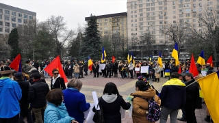 Kırgızistan’da Ukrayna’ya destek gösterisi düzenlendi