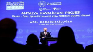 Antalya Havalimanı Projesi’nin 2,138 milyar avroluk ilk kira taksiti ödendi