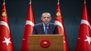 Cumhurbaşkanı Erdoğan: ”Türkiye, Londra’dan Pekin’e, Sibirya’dan Güney Afrika’ya uzanan geniş bir coğrafyanın lojistik süper gücü haline gelme yolunda ilerlemektedir.”