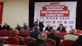 Vatan Partisi Gelen Başkanı Perinçek, ”Üretim Devrimi Kurultayı”na katıldı