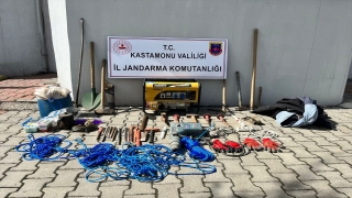 Kastamonu’da izinsiz kazı yapan 3 kişi yakalandı