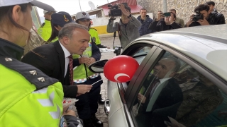 Doğu Anadolu’daki 6 ilde valiler ”Bayramınız kemerli olsun” trafik denetiminde