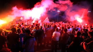 Mersin ve Hatay’da Trabzon taraftarları şampiyonluğu kutluyor 