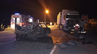 Tekirdağ’da tırla otomobilin çarpışması sonucu 1 kişi öldü, 1 kişi yaralandı