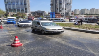 GÜNCELLEME 2 İSKİ’nin patlayan borusu yolu su altında bıraktı