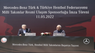 Türkiye Hentbol Federasyonu ile MercedesBenz Türk arasında sponsorluk anlaşması imzalandı