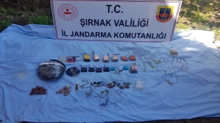 Şırnak’ın Silopi ilçesi kırsalında toprağa gömülü patlayıcı madde ele geçirildi