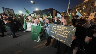 İstanbul’da Çerkes Sürgünü’nün 158. yılı dolayısıyla protesto eylemi düzenlendi 