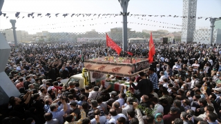 Tahran’da silahlı saldırı sonucu ölen İranlı albay için cenaze töreni