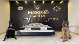 Hakkari’de 41 kilo 200 gram uyuşturucu ele geçirildi 