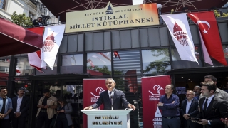 Beyoğlu’nda İstiklal Millet Kütüphanesi açıldı 