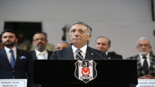 Beşiktaş’ta yeniden başkanlığa seçilen Ahmet Nur Çebi’den teşekkür konuşması: