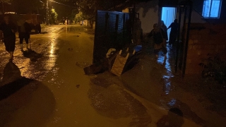 Amasya’da sağanak taşkınlara neden oldu