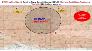 Şırnak’ta Eren Abluka14 - Şehit Jandarma Teğmen İsmail Can Akdeniz Operasyonu