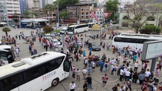 Bandırmasporlu taraftarlar, otobüslerle final maçı için Kocaeli’ye hareket etti