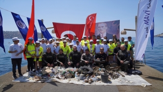 Muğla’da sahil ve deniz dibi temizliği etkinliği yapıldı