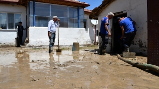 Selden zarar gören Gemerek’te hasar tespit çalışmaları sürüyor