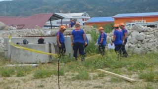 Afyonkarahisar’da ”Kentsel Arama ve Kurtarma Ekipleri Tahkimat Uygulamaları Tatbikatı” 