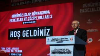 Kılıçdaroğlu, ”Günümüz İslam Dünyasında Meseleler ve Çözüm Yolları2” Sempozyumu’nda konuştu: