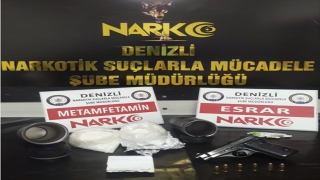 Denizli’de termosta 309 gram metamfetamin ele geçirildi, 14 kişi tutuklandı