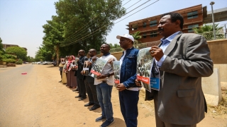 Etiyopya ordusunun 8 Sudan vatandaşını öldürmesi başkent Hartum’da protesto edildi