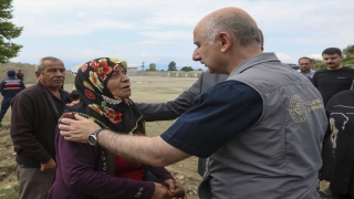 Bakan Karaismailoğlu selden etkilenen Düzce’de incelemelerde bulundu