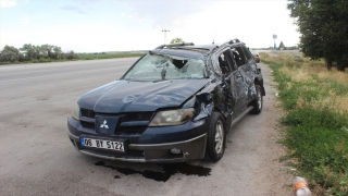 Konya’da iki otomobilin çarpıştığı kazada 5 kişi yaralandı