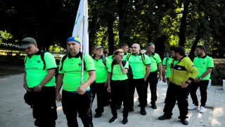 ”Barış Yürüyüşü”ne katılacak gönüllüler Saraybosna’dan yola çıktı