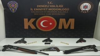 Denizli merkezli silah kaçakçılığı operasyonunda 9 şüpheli yakalandı