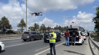 İstanbul’da dron destekli trafik denetimi