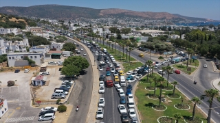 Muğla’da bayram trafiği havadan ve karadan denetlendi