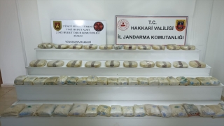 Hakkari’de 69 kilogram uyuşturucu ele geçirildi