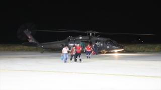 Van’da fenalaşan çocuk polis helikopteriyle hastaneye ulaştırıldı