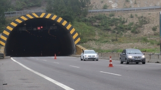 Anadolu Otoyolu’nun Bolu Dağı kesiminde bakım ve onarım çalışması başladı