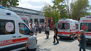 Tekirdağ’da boya fabrikasında meydana gelen patlamada 3 kişi ağır yaralandı