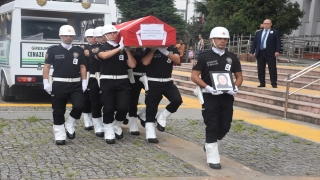 Giresun’da lunaparktaki kazada hayatını kaybeden komiser yardımcısı için tören