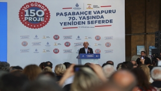 CHP Genel Başkanı Kılıçdaroğlu, ”Paşabahçe” vapurunun hizmete alınma töreninde konuştu: