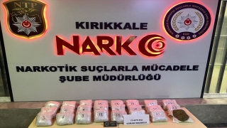 Kırıkkale’de kargo aracında 13 kilo 800 gram esrar bulundu