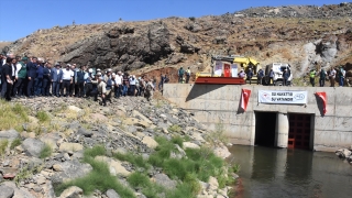 Erzurum’da yapılan Başköy Barajı su tutmaya başladı