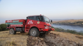 Tunceli’de çıkan örtü yangını söndürüldü