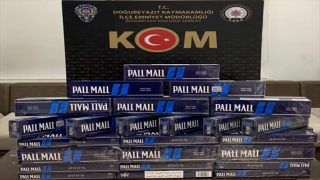 Ağrı’da gümrük kaçağı 1175 litre motorin ve 490 paket sigara ele geçirildi