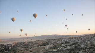 Kapadokya’da balon turlarına ağustosta 88 bin 244 turist katıldı