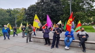 İsveç’te terör örgütü YPG/PKK yandaşları gösteri yaptı