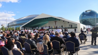 Katoliklerin ruhani lideri Papa Franciscus, Kazakistan’da ayin yönetti