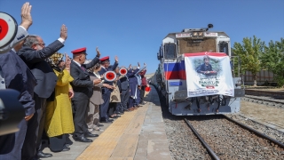 Tarım ve Orman Bakanı Kirişci ”İyilik Treni”nin Van’dan Pakistan’a uğurlanması töreninde konuştu: