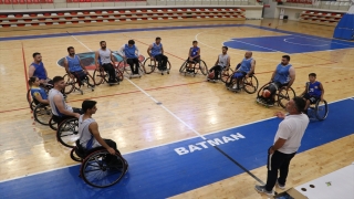 Batman Tekerlekli Sandalye Basketbol Takımı yeni sezon hazırlıklarını sürdürüyor 