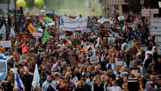 Almanya’da iklim protestosu