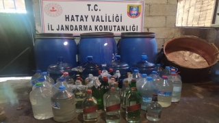 Hatay’da 1715 litre sahte içki ele geçirildi