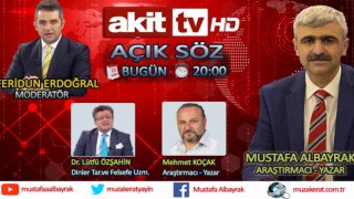 Başyazarımız Mustafa Albayrak bu akşam saat 20:00'de Akit TV'de